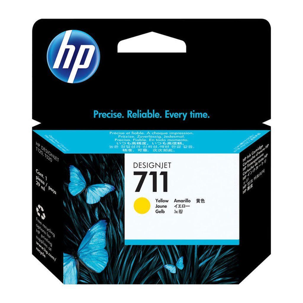 HP Cartucho de Tinta Original Amarillo 711 (CZ132A)