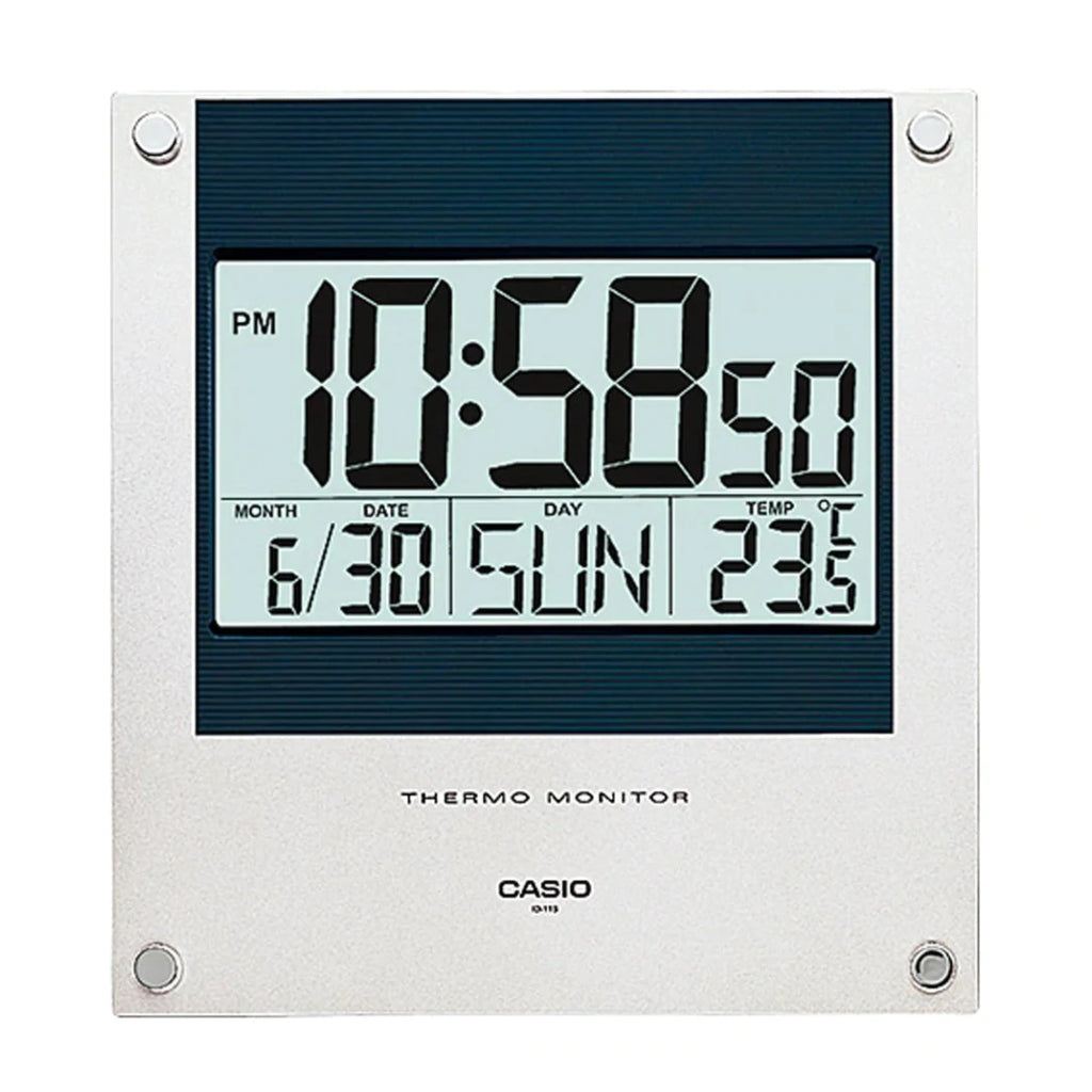 Casio Reloj de Pared Digital con Monitor Térmico (ID-11S-2D BI)