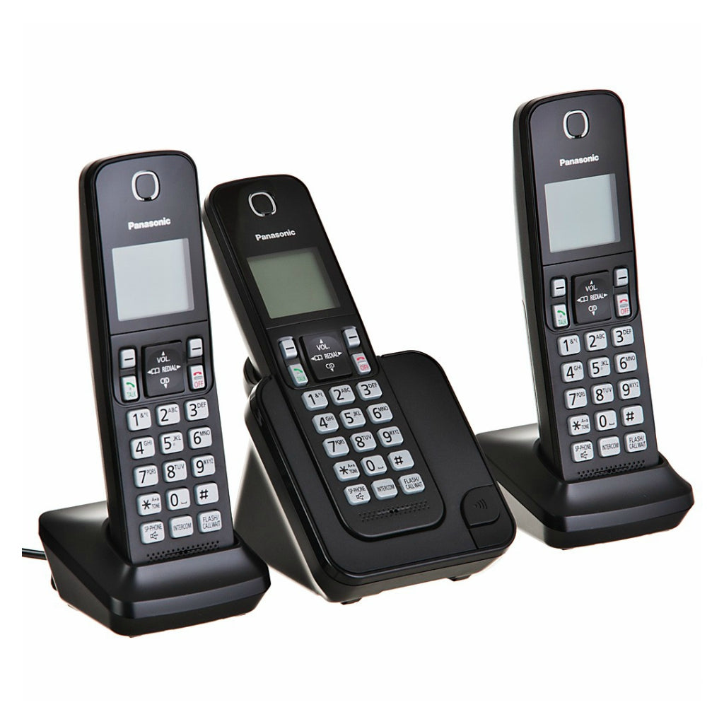 Teléfono Inalámbrico de 3 auriculares KX-TGB113LAB - Panasonic Panamá