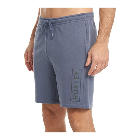 Hurley Pantaloneta con Cordón Azul Oscuro, para Hombre