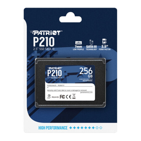 Patriot Unidad de Estado Sólido 256GB 2.5, P210