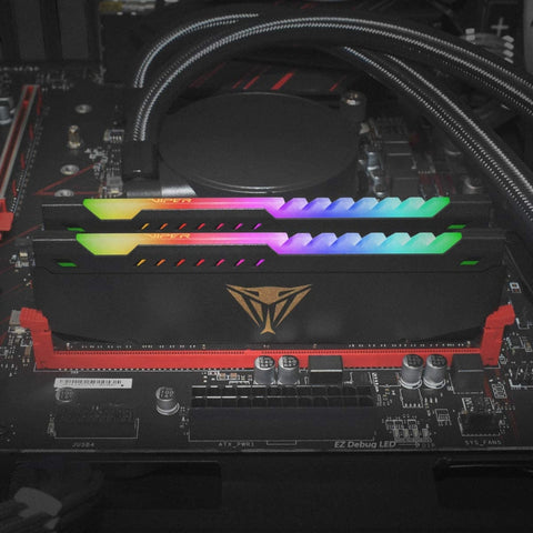 Patriot Memoria RAM 32GB DDR4 3600MHZ HS Single CL20, Viper Steel RGB