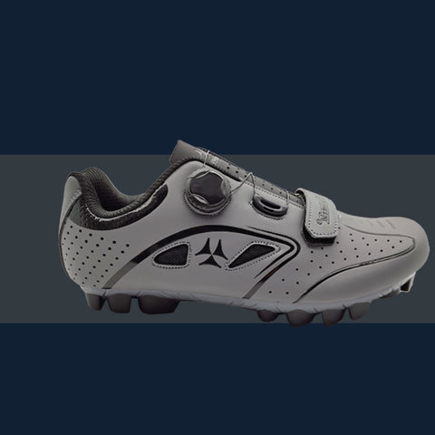 Pioneer Zapatos de Ciclismo Unisex, Gris