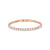 CR Charms Pulsera Circonias Brillantes, Alloy