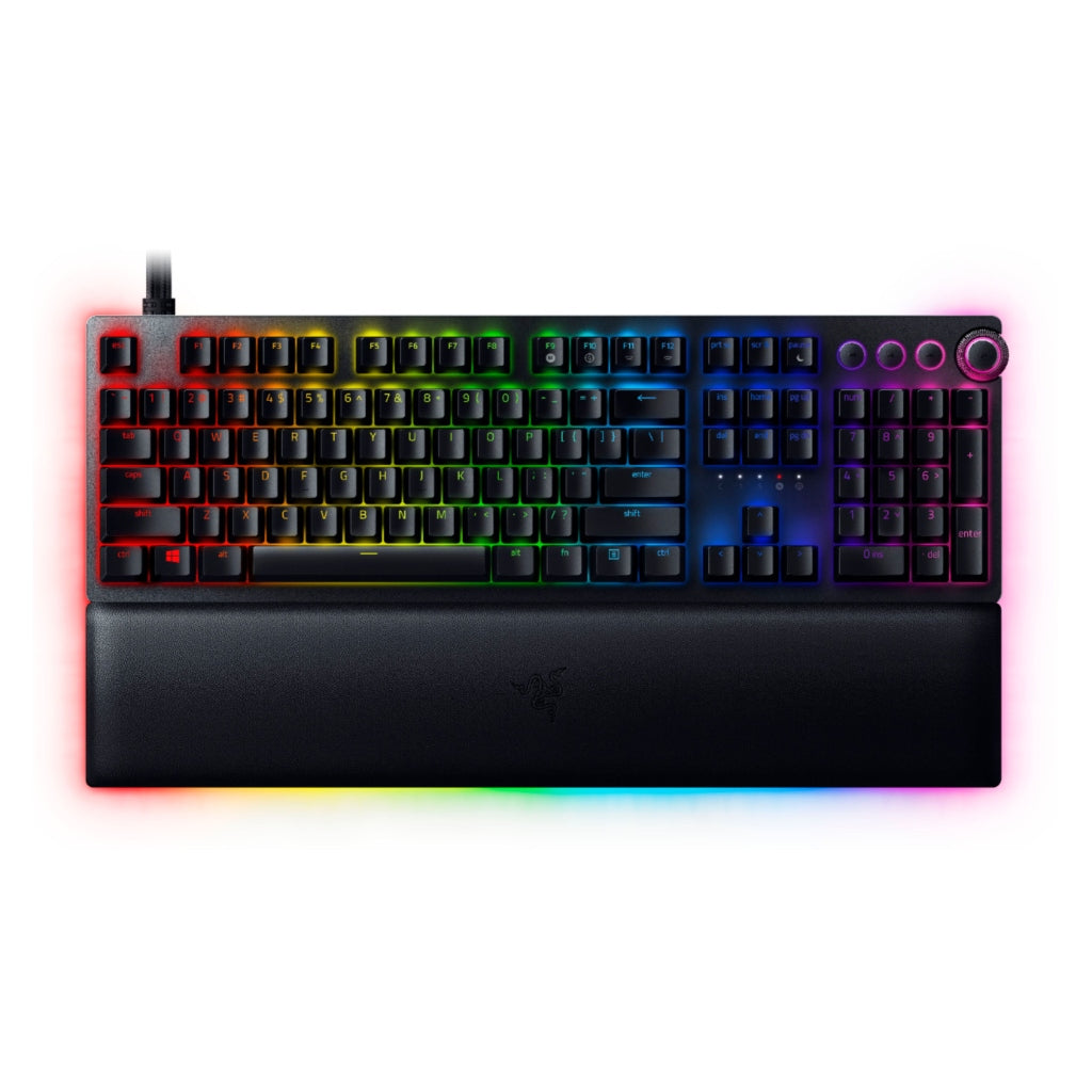 Razer Teclado Alámbrico Óptico Gaming Huntsman V2 Análogo, Inglés