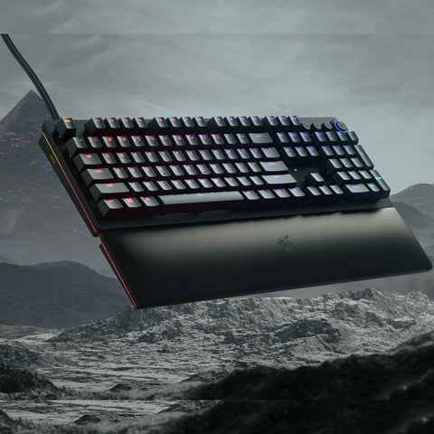 Razer Teclado Alámbrico Óptico Gaming Huntsman V2 Análogo, Inglés