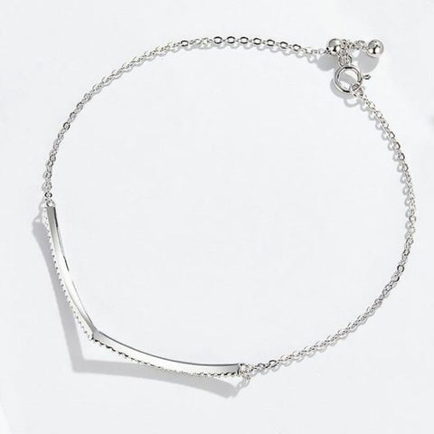 CR Charms Pulsera Ajustable Elegancia Brillante