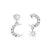 CR Charms Aretes Noche Brillante