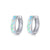 CR Charms Aretes Topitos Tornasol