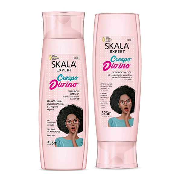 Skala Set Shampoo y Acondicionador para Rizos Divino 325ml, 2 Piezas