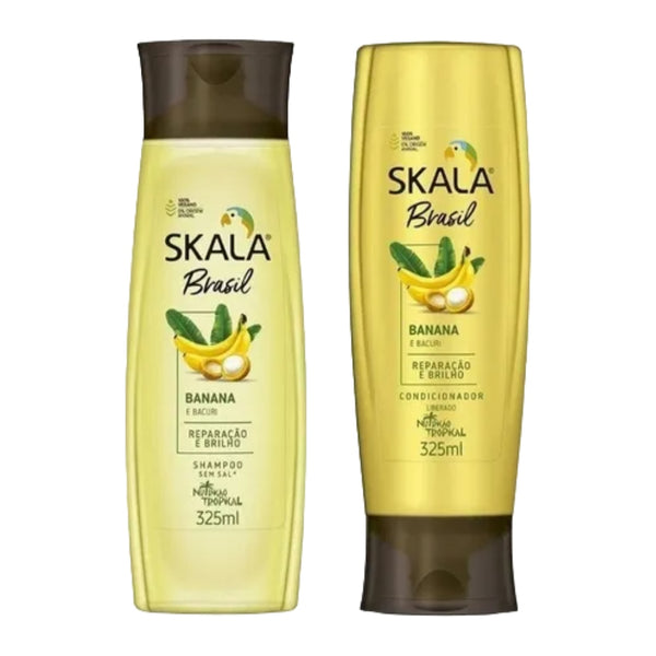 Skala Set Shampoo y Acondicionador Banana y Bacuri 325ml, 2 Piezas