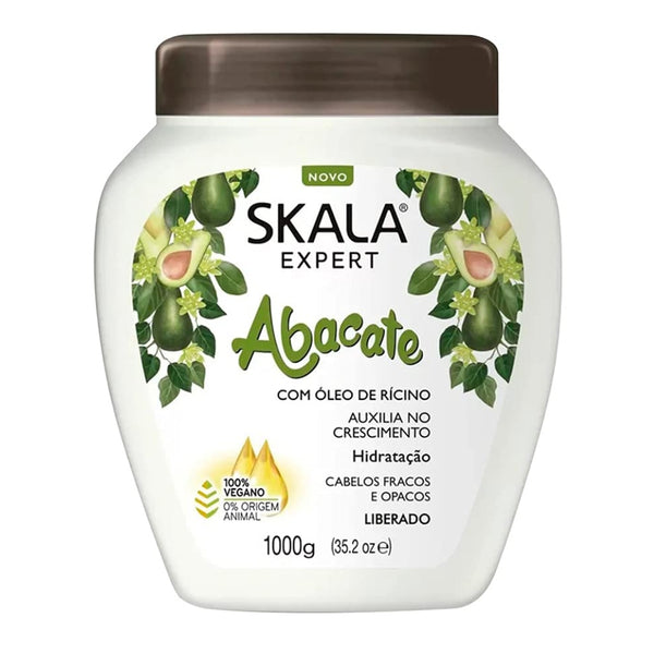 Skala Crema de Peinar Aguacate con Aceite de Ricino, 1000g