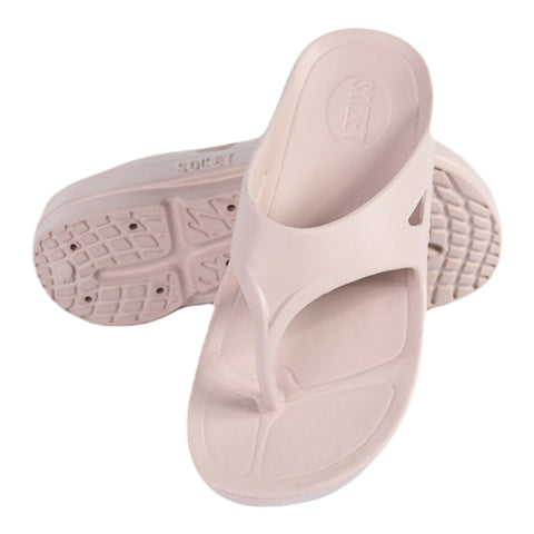 Soket Sandalias Impermeables Beige, para Mujer