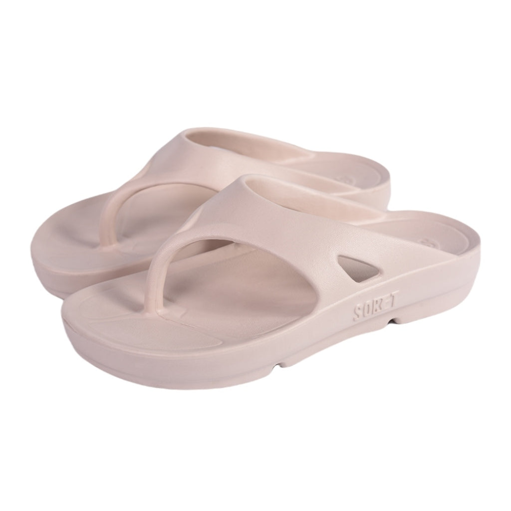 Soket Sandalias Impermeables Beige, para Mujer