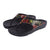 Soket Sandalias Floreadas 3 Negro, para Mujer