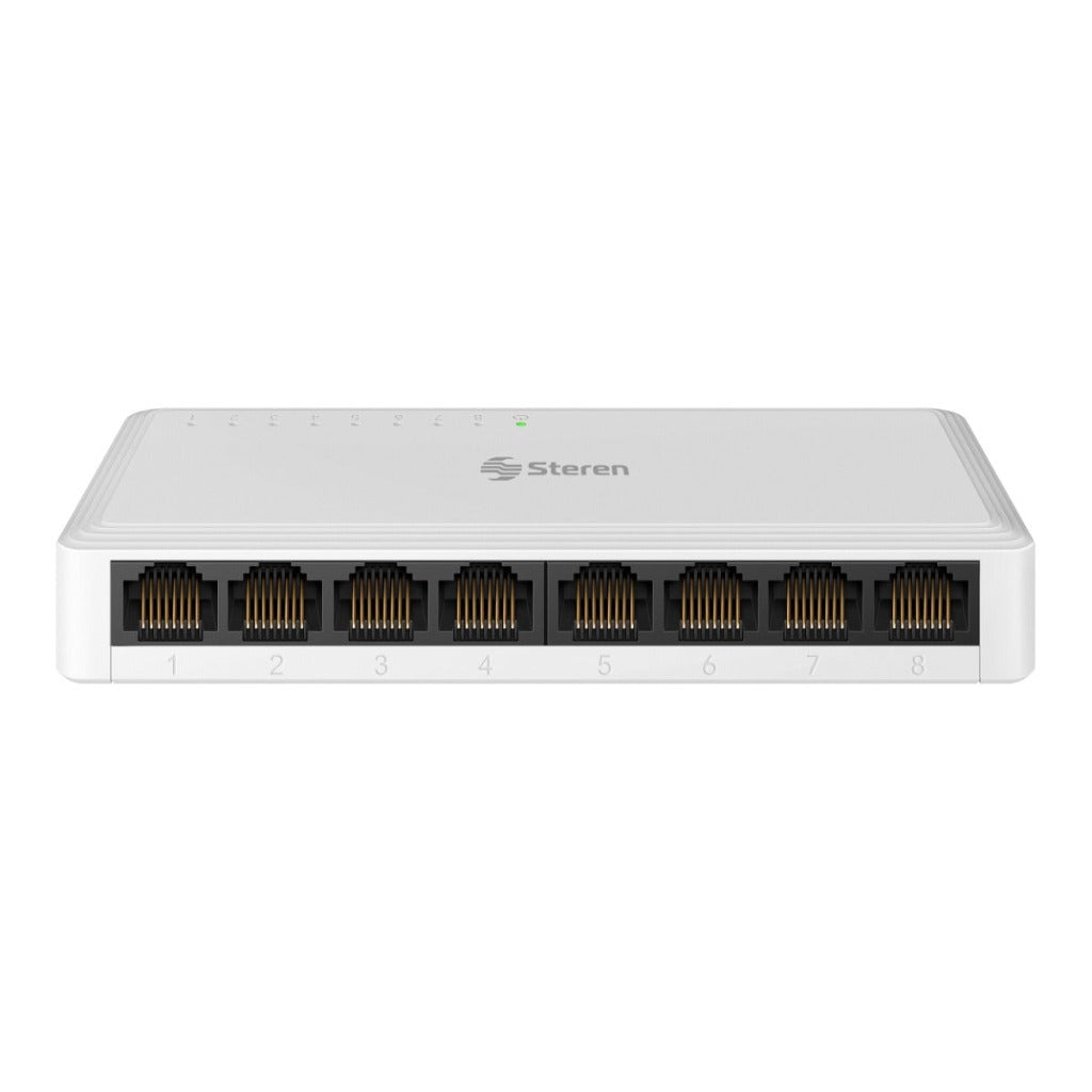 Steren Switch 8 Puertos Gigabits Ethernet, SWI-108