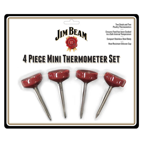 Jim Beam Set de Termómetros 4 Piezas (JB0134)