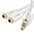 Ugreen Audio Splitter 3.5 mm a 3.5 mm, 2 Salidas (20816)