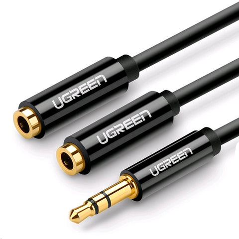 Ugreen Audio Splitter 3.5 mm a 3.5 mm, 2 Salidas (20816)