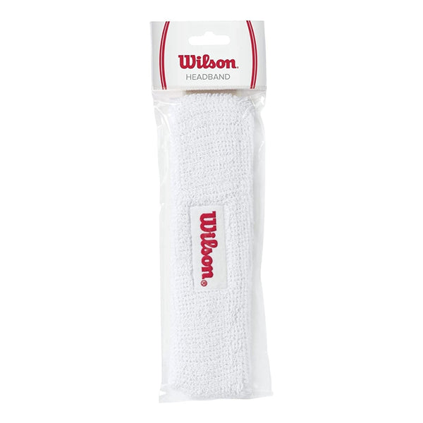 Wilson Vincha French Terry para Tenis Blanco 5.08cm